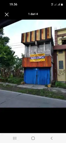 Rumah Toko di Pusat Kota Sragen, Jawa Tengah