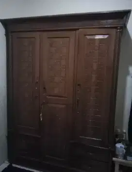 Lemari bufet full kayu jati jepara