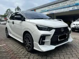 KM LOW MULUS!! TOYOTA AGYA 1.2 GR SPORT TWO TONE MATIC 2023 PUTIH