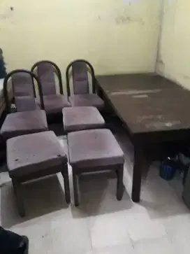 Jual meja makan jati ex orang asing