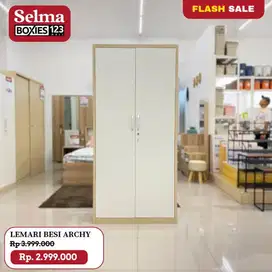 Lemari besi 2 pintu murah