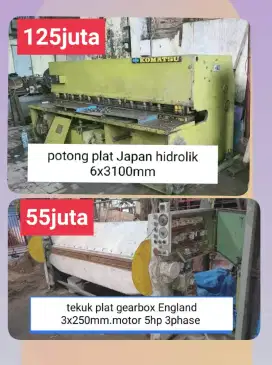Mesin potong plat & tekukplat