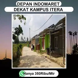 KAVLING DEPAN INDOMARET ITERA JUAL MURAH BISA DICICIL