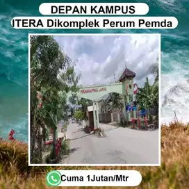 TANAH DEPAN KAMPUS ITERA  SUKARAME DIJUAL MURAH BISA DICICIL