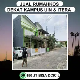 JUAL RUMAH KOS SUKAREME DEKAT KAMPUS ITERA DAN UIN DP MURAH BISA CICIL