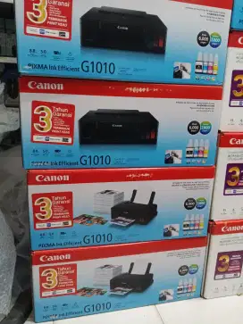 Printer Canon Pixma ink efficient G1010 Print Only 100% RESMI CANON