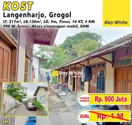 kost di jual sukoharjo