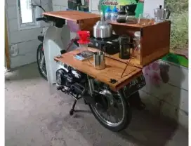 Box jualan kopi plus kompor