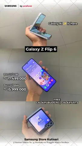 SAMSUNG GALAXY Z FLIP 6 BISA KREDIT TANPA DP