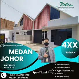 rumah ready eka warni medan johor. free carport keramik