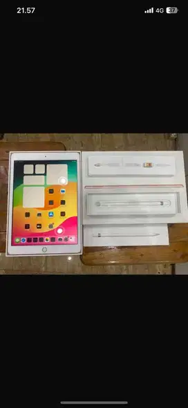 Ipad gen 7 128G wifi only + staylus pen full set original /MULUS