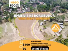 Tanah 15 Menit Candi Borobudur View Menoreh Akses Mudah