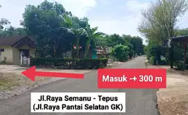 Tanah dijual di Sumberwungu Tepus Gunungkidul murah strategis