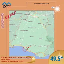 DIJUAL KAVLING/TANAH BUKIT CIHARA Panyaungan Lebak Banten - DO&SS