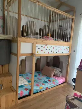 Tempat tidur anak tingkat seperti Ikea