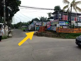 Dijual Tanah Hoek di Pinggir Jalan Raya Gandul , Cinere