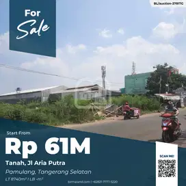 Dijual Tanah Murah Pinggir Jalan Kedaung Pamulang Tangerang Selatan