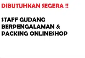 Lowongan Pekerjaan Gudang & Packing Barang Cangkir (WAJIB PENGALAMAN)