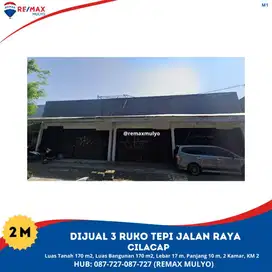 Dijual 3 Ruko Tepi Jalan Raya