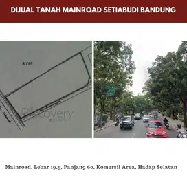 Tanah Mainroad Setiabudi Strategis Di Kota Bandung Cocok Untuk Usaha