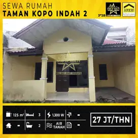 27 Jt Disewakan Rumah di Taman Kopo Indah 2 Kamar Tidur 3 Kamar Mandi