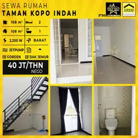 40 jt  Disewakan rumah Taman Kopo Indah lt 108 lb 108 kt 2 km 1