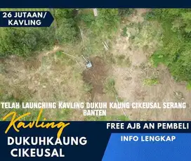 Tanah Kavling Cikeusal, Dekat Jalan Raya Ciruas - Petir.