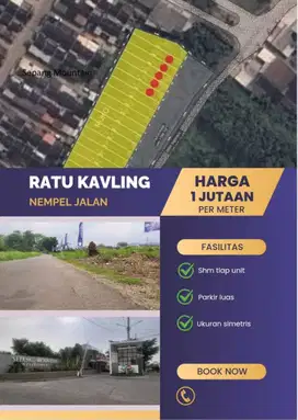 TANAH KAVLING RUKO MURAH SHM DEKAT PERUMAHAN