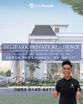 Jual Rumah Tipe Villa di Komplek Baru Daerah Krakatau