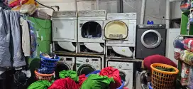 Dijual usaha laundry 2 kios di kalibata, belakang TMP