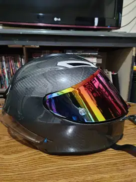 Helm agv gprr ghiaccio size L euro like new visor dapat 5 spoiler