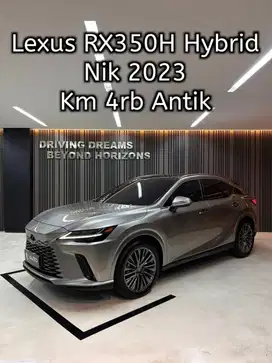 Lexus RX350H Hybrid 2023 Abu-abu Metalik Luxury Sonic Titanium