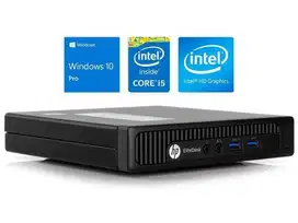 Sale!! Pc Mni Hp EliteDesk 800 G1 i5 Gen 4 Ram 8-128Gb Mulus R-MKS