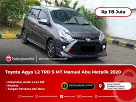 [ KM ANTIK 4RB ] Toyota Agya 1.2 TRD S MT Manual Abu Metalik 2020/2021