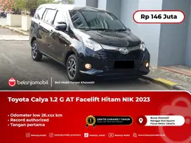 [ LOW KM ] Toyota Calya 1.2 G AT Facelift Hitam 2023/2024