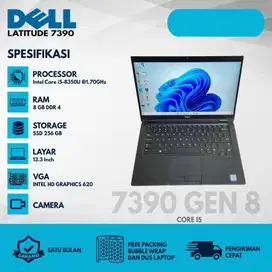 Laptop Murah Dell Latitude 7390 Core i5 Gen 8 Ram 8-256Gb Mulus R-WKJ