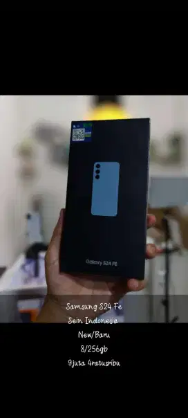 Samsung S24 Fe
Sein Indonesia 
New/Baru