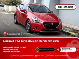 [LOW KM] Mazda 2 Mazda2 R 1.5 Skyactive AT NIK 2015 Pemakaian 2016