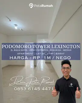 Jual Apartemen Podomoro Deli City Medan