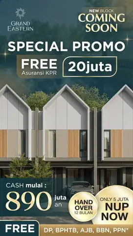 Dijual rumah baru surabaya timur dekat pakuwon city mall