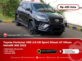 [KICKSENSOR] Toyota Fortuner VRZ 2.8 GR Sport NIK 2022 Pemakaian 2023