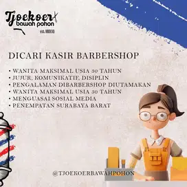 Dicari Admin / kasir untuk Barbershop