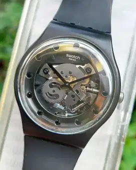 Swatch Swiss Original New Gent Skeleton Silver Glam Mulusss