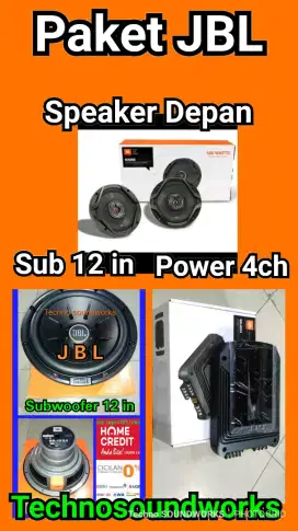 JBL merk Internet Full set paket + Termasuk pasang Audio