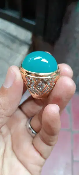 Batu bacan Ring Perak