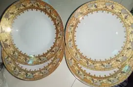 Dijual cepat 6 piring makan/dinner plate vicenza