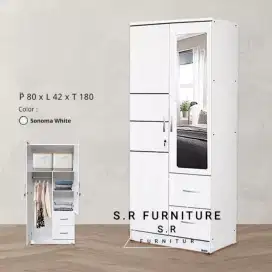 LEMARI PAKAIAN 2 PINTU