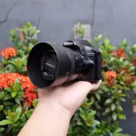 Kamera DSLR Nikon D3200 Lensa Yongnuo 50mm F1.8