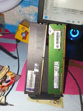 ram ddr4 2400 8gb (2x4) bekas, jual karena upgrade