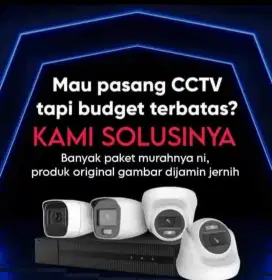 Paket lengkap kamera cctv bergaransi resmi